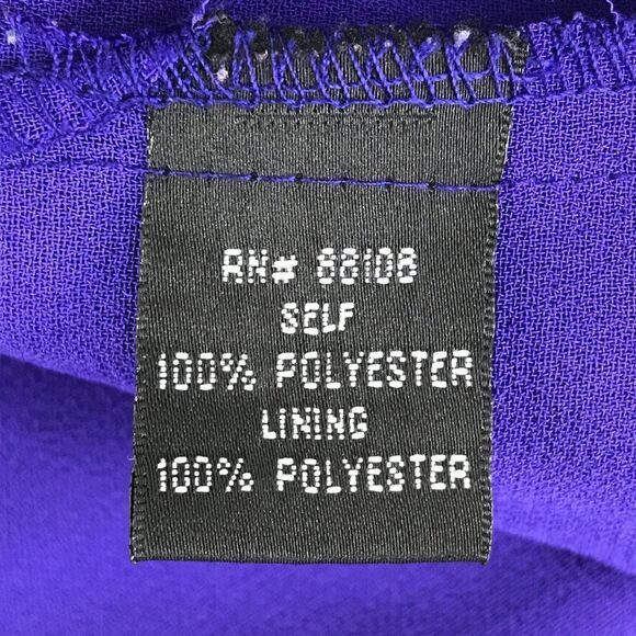 Montee Collection Embellished Sleeveless Blouse Women’s Plus Size 22W Purple - Picture 8 of 9